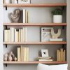 Wall Shelf Light Brown 31.5"x11.8"x(0.8"-1.6") Treated Solid Wood Oak