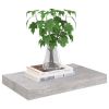 Floating Wall Shelves 2 pcs Concrete Gray 15.7"x9.1"x1.5" MDF