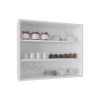 Wall Shelf 30" H, 3 Shelves, White