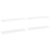 Floating Wall Shelves 4 pcs White 31.5"x9.3"x1.5" MDF