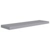Floating Wall Shelf Gray 35.4"x9.3"x1.5" MDF