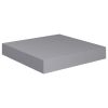 Floating Wall Shelf Gray 9.1"x9.3"x1.5" MDF