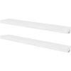 Wall Shelves 4 pcs White 39.4"