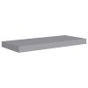 Floating Wall Shelves 4 pcs Gray 23.6"x9.3"x1.5" MDF