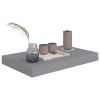 Floating Wall Shelf Gray 15.7"x9.1"x1.5" MDF