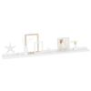 Wall Shelves 4 pcs High Gloss White 39.4"x3.5"x1.2"