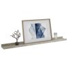 Wall Shelves 4 pcs Concrete Gray 31.5"x3.5"x1.2"