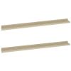 Wall Shelves 2 pcs Sonoma Oak 39.4"x3.5"x1.2"