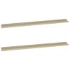 Wall Shelves 2 pcs Sonoma Oak 45.3"x3.5"x1.2"