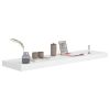 Floating Wall Shelf White 35.4"x9.3"x1.5" MDF