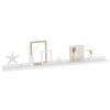 Wall Shelves 4 pcs White 39.4"x3.5"x1.2"