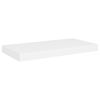 Floating Wall Shelves 2 pcs White 19.7"x9.1"x1.5" MDF