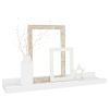 Wall Shelves 4 pcs High Gloss White 15.7"x3.5"x1.2"
