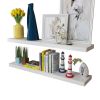 Wall Shelves 4 pcs White 39.4"