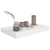 Floating Wall Shelf White 15.7"x9.1"x1.5" MDF